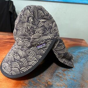 Patagonia Wave Fish Pattern Outdoor Quick dry fly fishing hiking sun hat